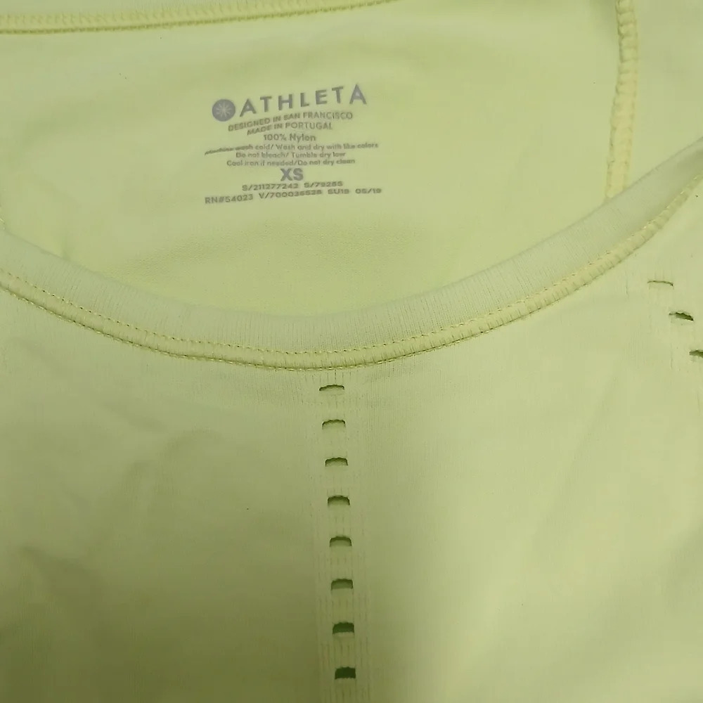 Athleta Vibrant Lime Tank Top - Picture 7 of 7